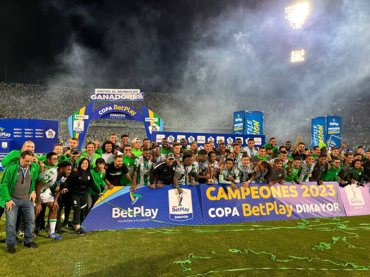 Atlético Nacional celebró su sexto título de la Copa Colombia