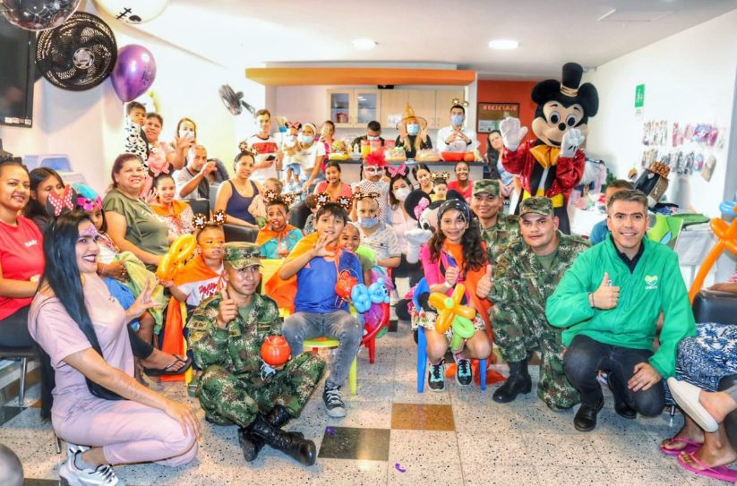 Niños con cáncer vivieron un día dulce en el Hospital General de Medellín