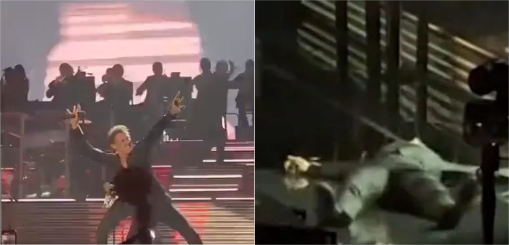 [Video] Luis Miguel se fue al suelo en pleno concierto