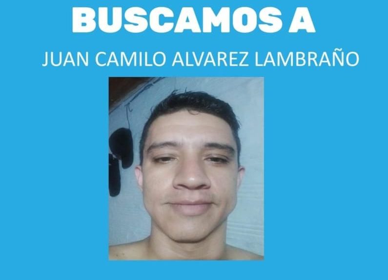 ¡Atención! Buscan a Juan Camilo Álvarez, desaparecido desde el 1 de noviembre