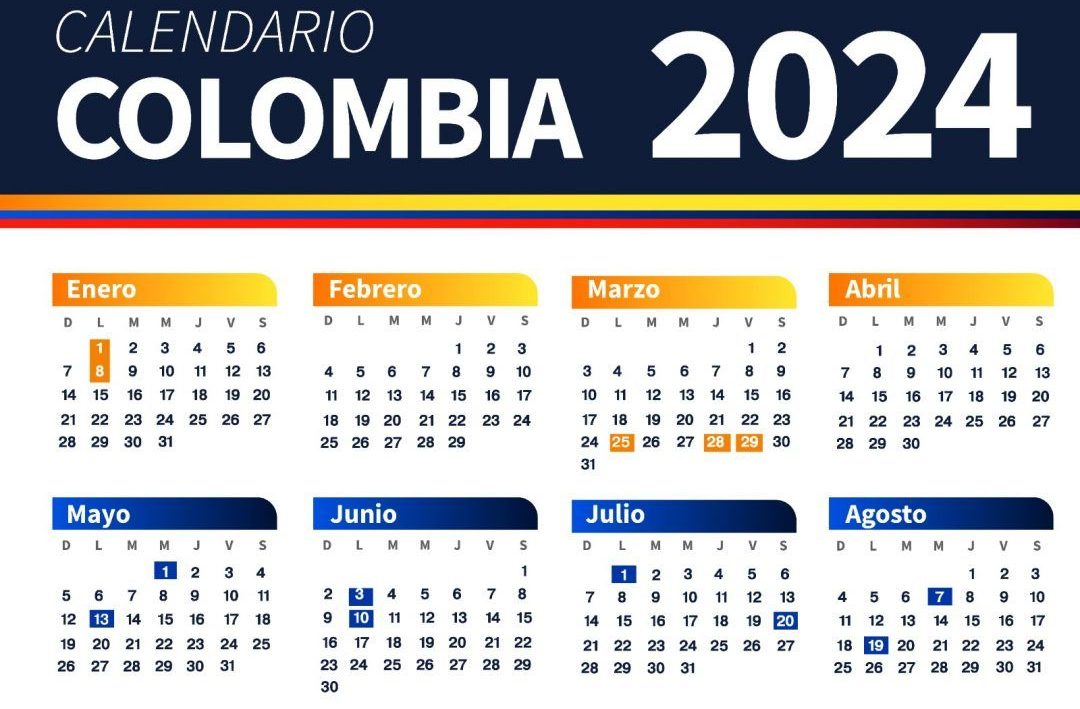 ¡Preste atención! Habrá cambios en los festivos en Colombia para el 2024