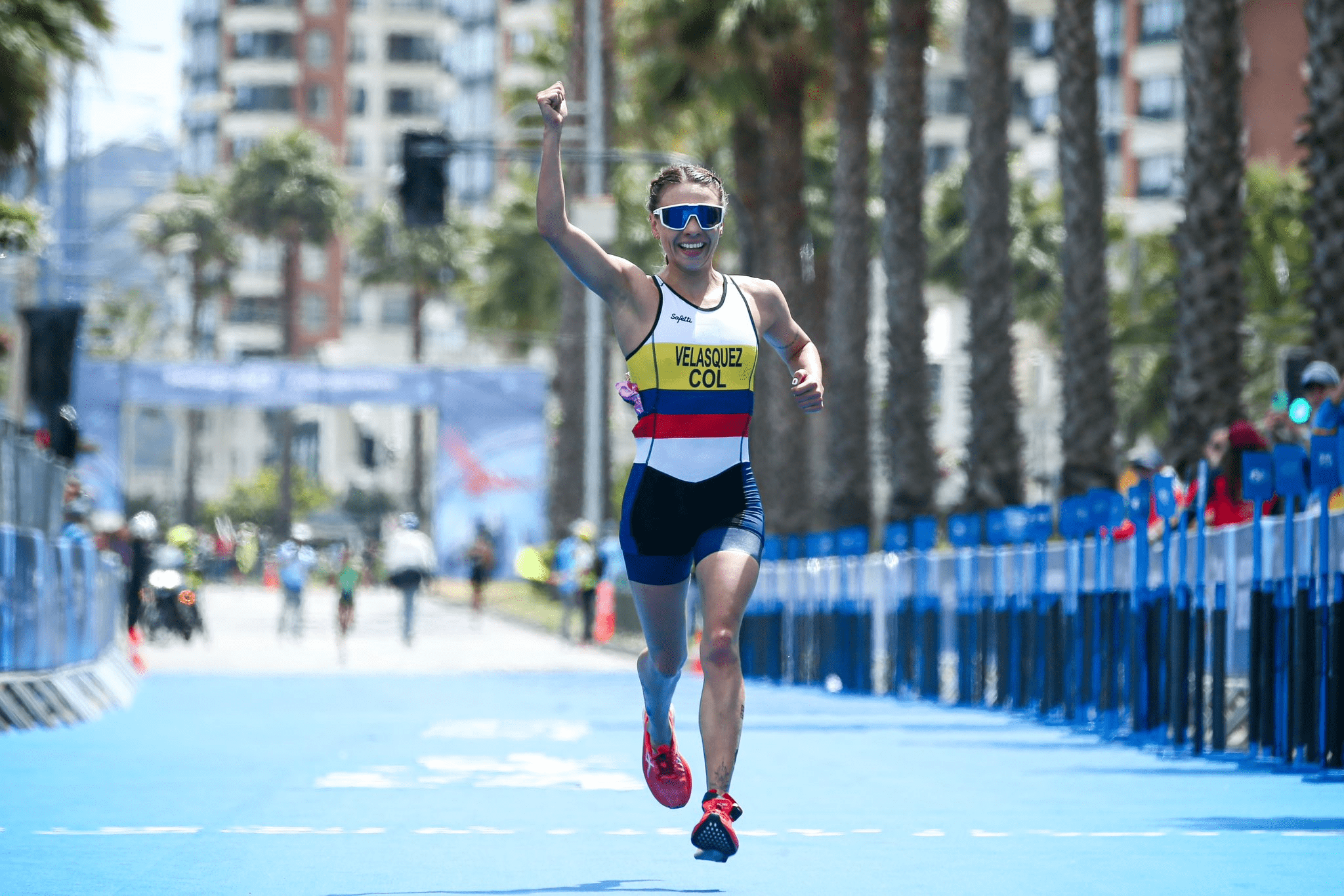 Carolina Velásquez, plata que sabe a oro en el triatlón de los Juegos Panamericanos