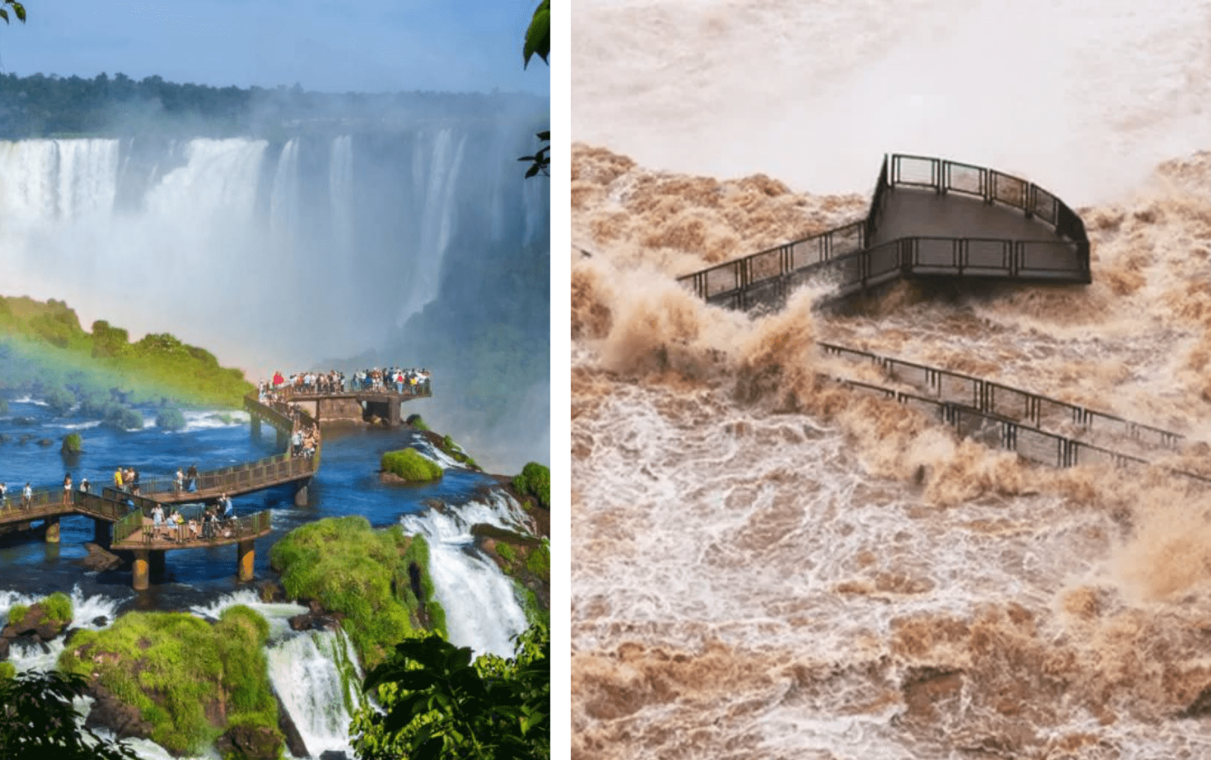 [Video] Cataratas del Iguazú se encuentran en emergencia