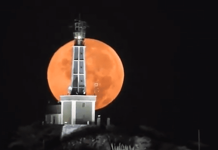 ¡Increíble! Así se vio la luna llena del castor en Santa Marta