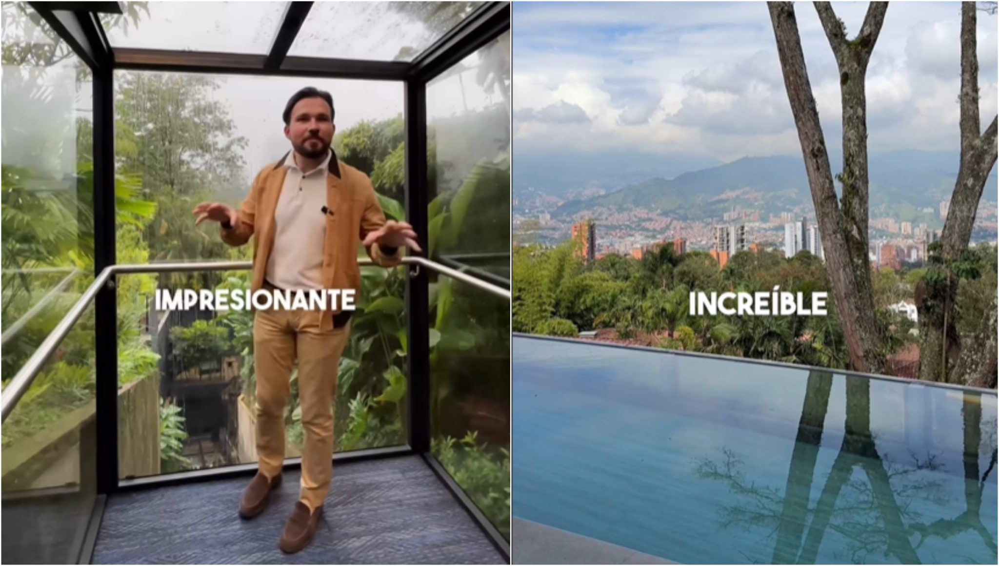 [Video] Esta es la casa en Medellín que tiene un funicular para evitar las escalas