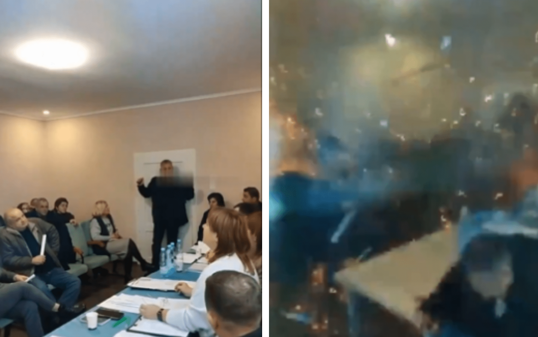 Concejal de Ucrania explota dos granadas en plena sesión
