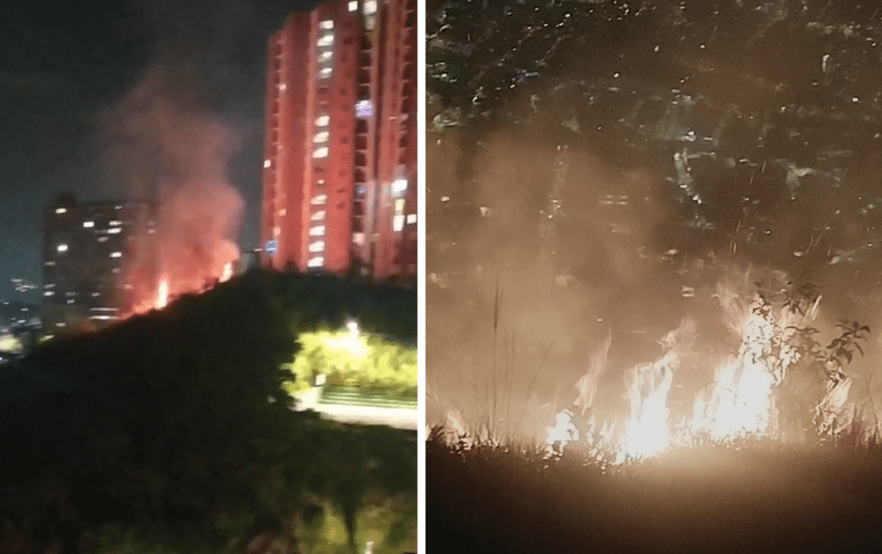 Cuatro incendios se registraron durante la alborada en Medellín