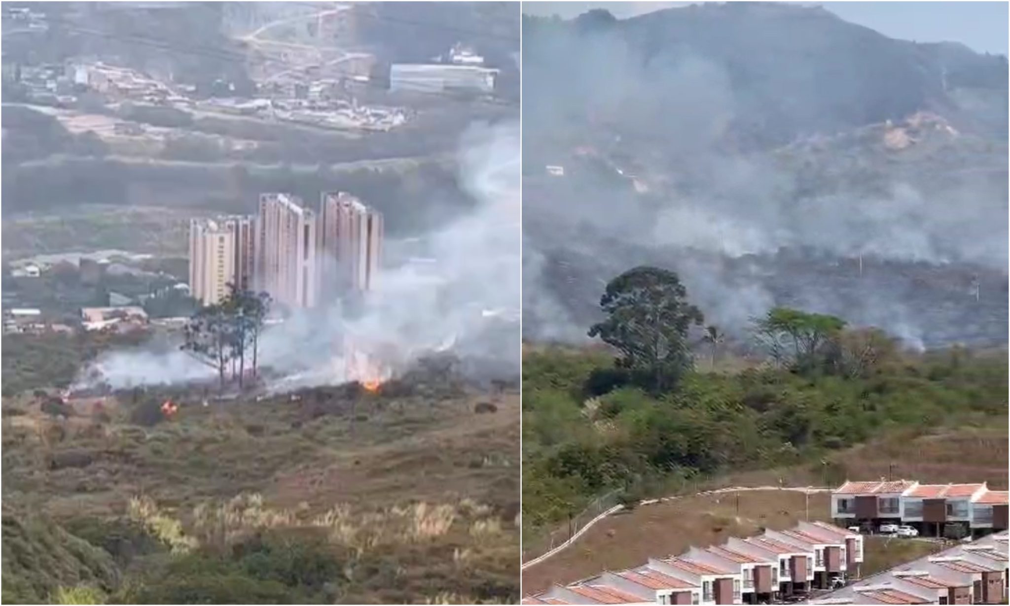 Incendio forestal en Bello ya fue controlado en un 100%