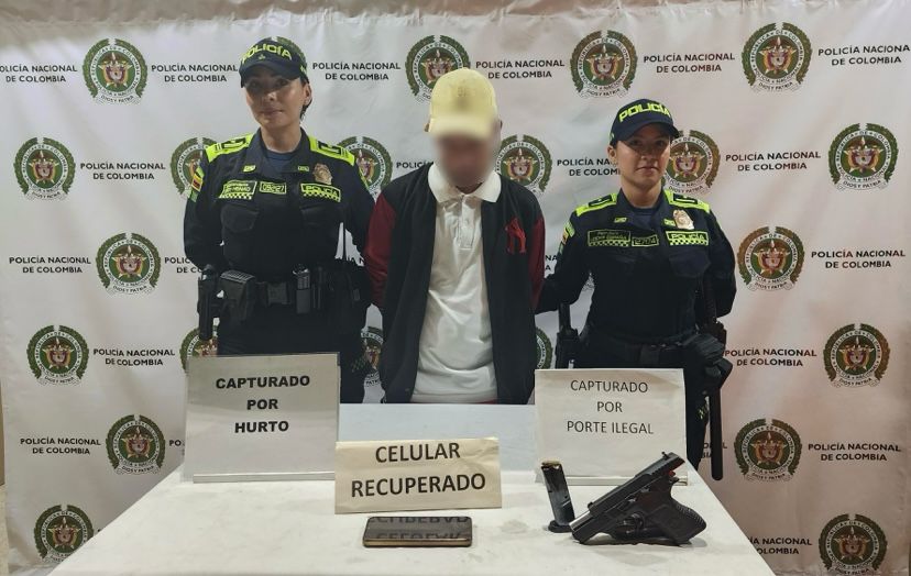 Autoridades frustran el robo de 100 millones de pesos a un ciudadano en Envigado