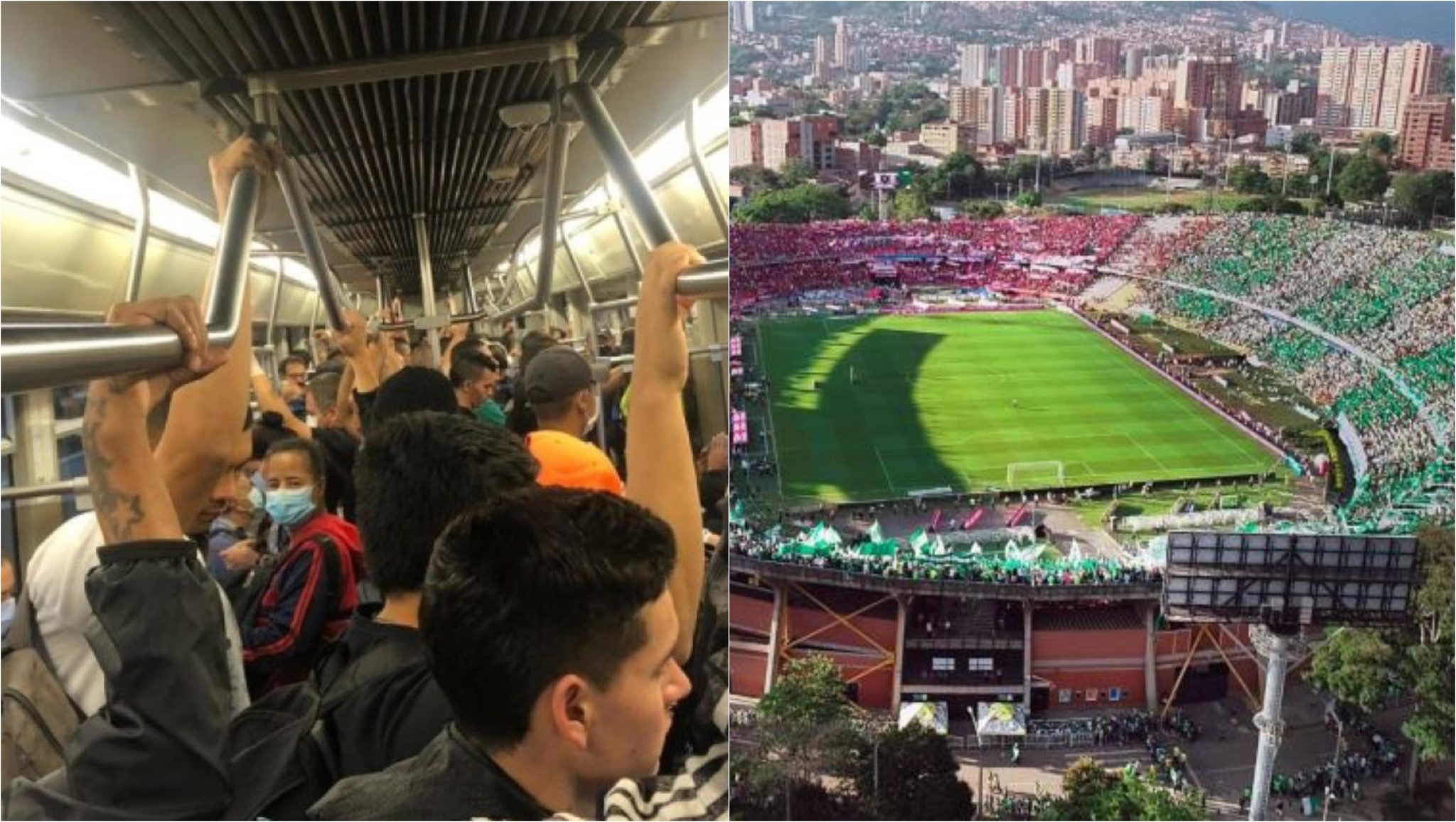 Metro de Medellín, en horas pico, puede transportar hasta dos veces el estadio Atanasio Girardot lleno