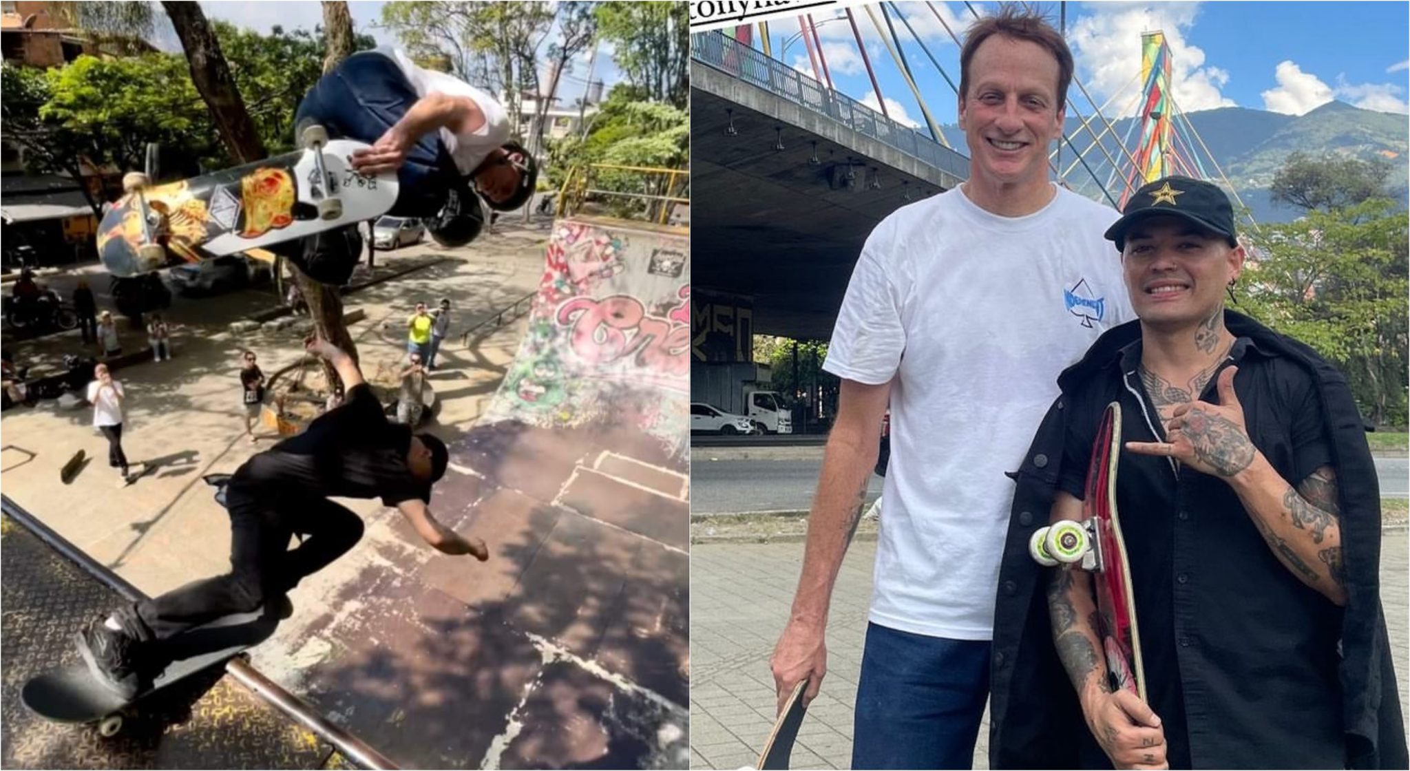 Tony Hawk, estrella del Skateboarding se encuentra en Medellín