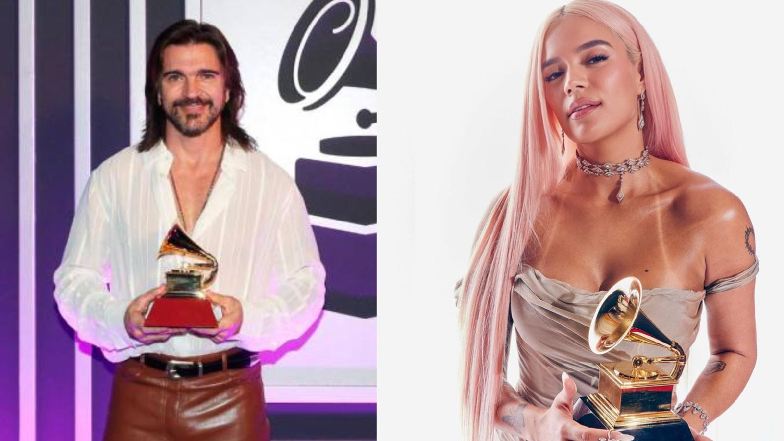 Karol G el primero y Juanes el cuarto y más ganador: los paisas hicieron historia en los Grammy