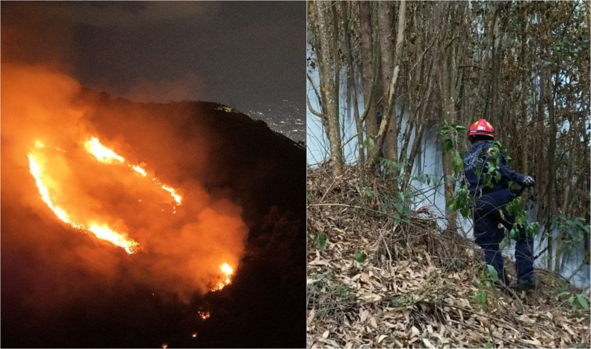 Autoridades controlaron incendios en Envigado y Bello