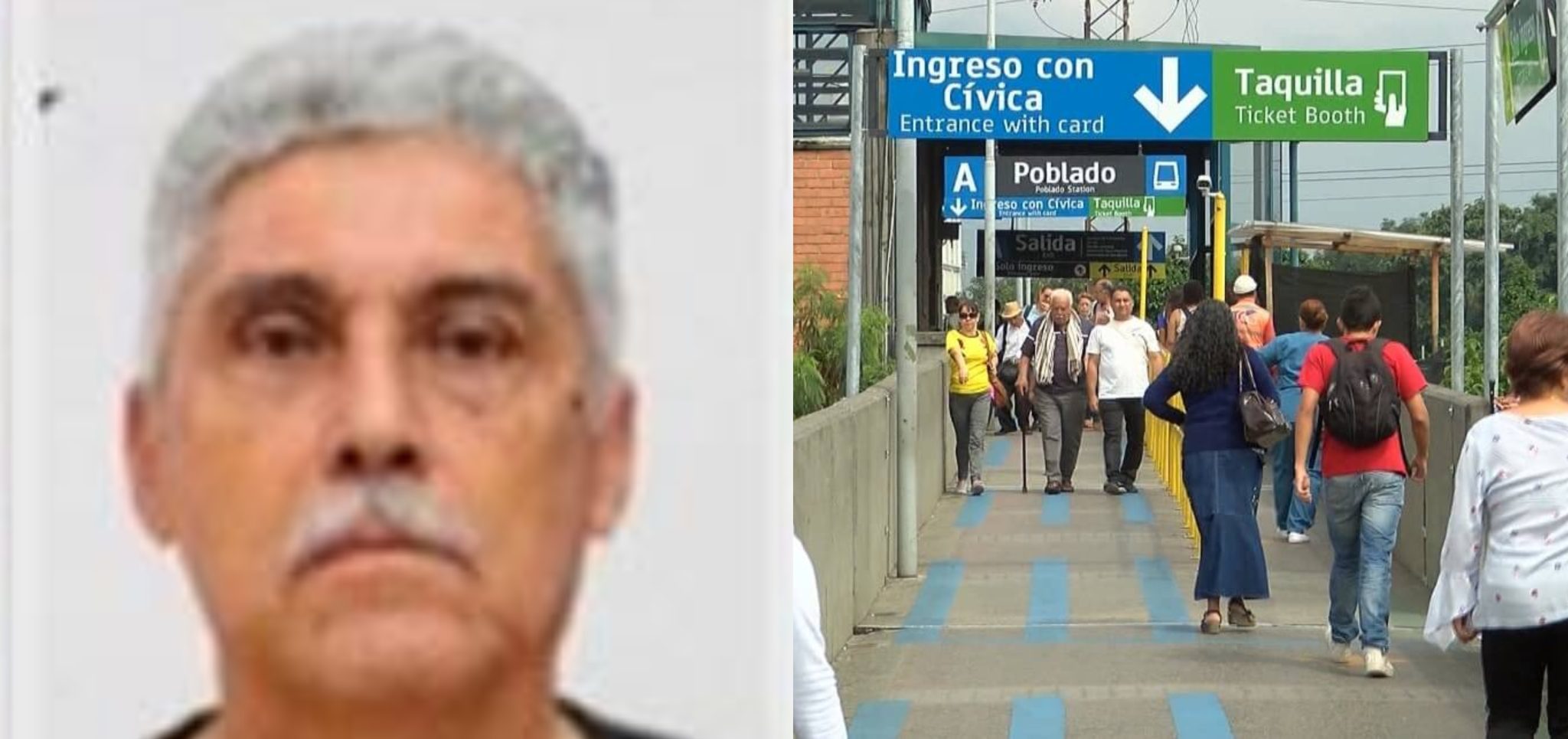 ¿Quién era el hombre que murió en la estación Poblado del Metro de Medellín?