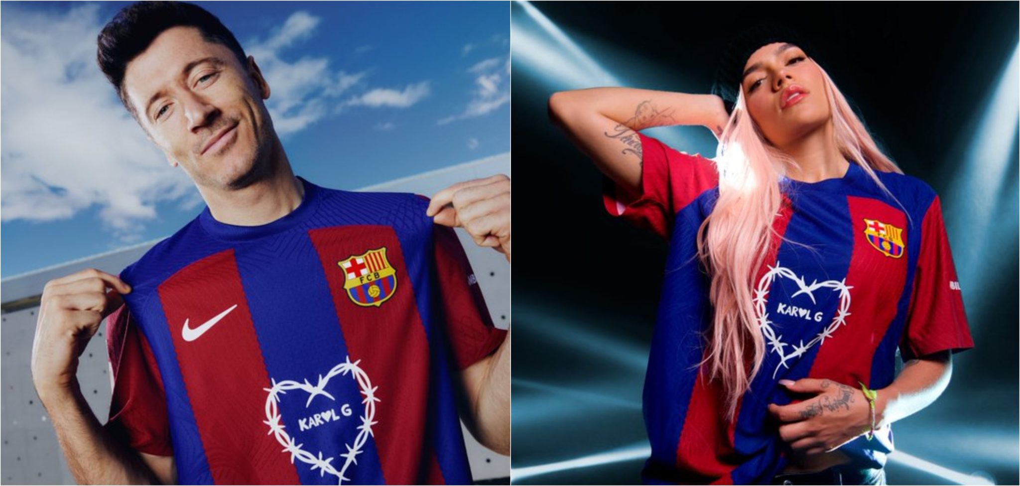 La nueva camiseta del Barcelona llevará el logo de la cantante paisa Karol G