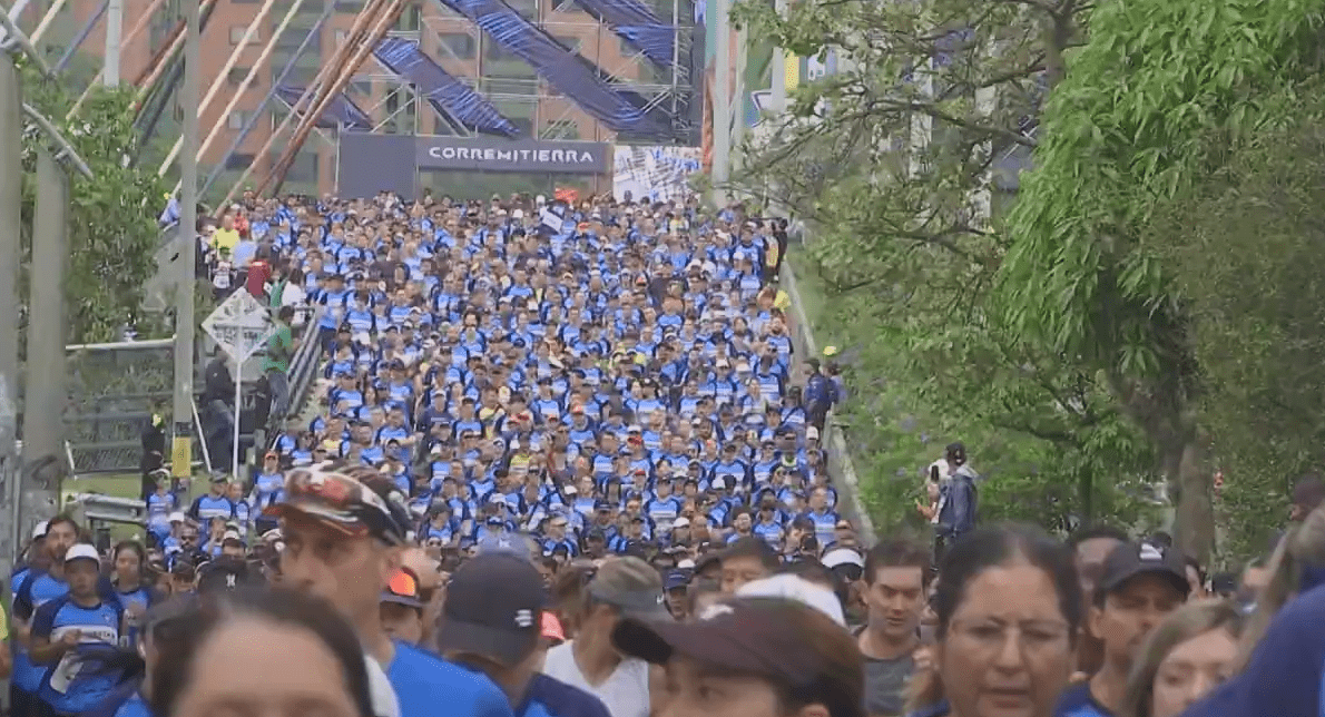 Así se vivió en Medellín la carrera Corre Mi Tierra que contó con 16 mil participantes