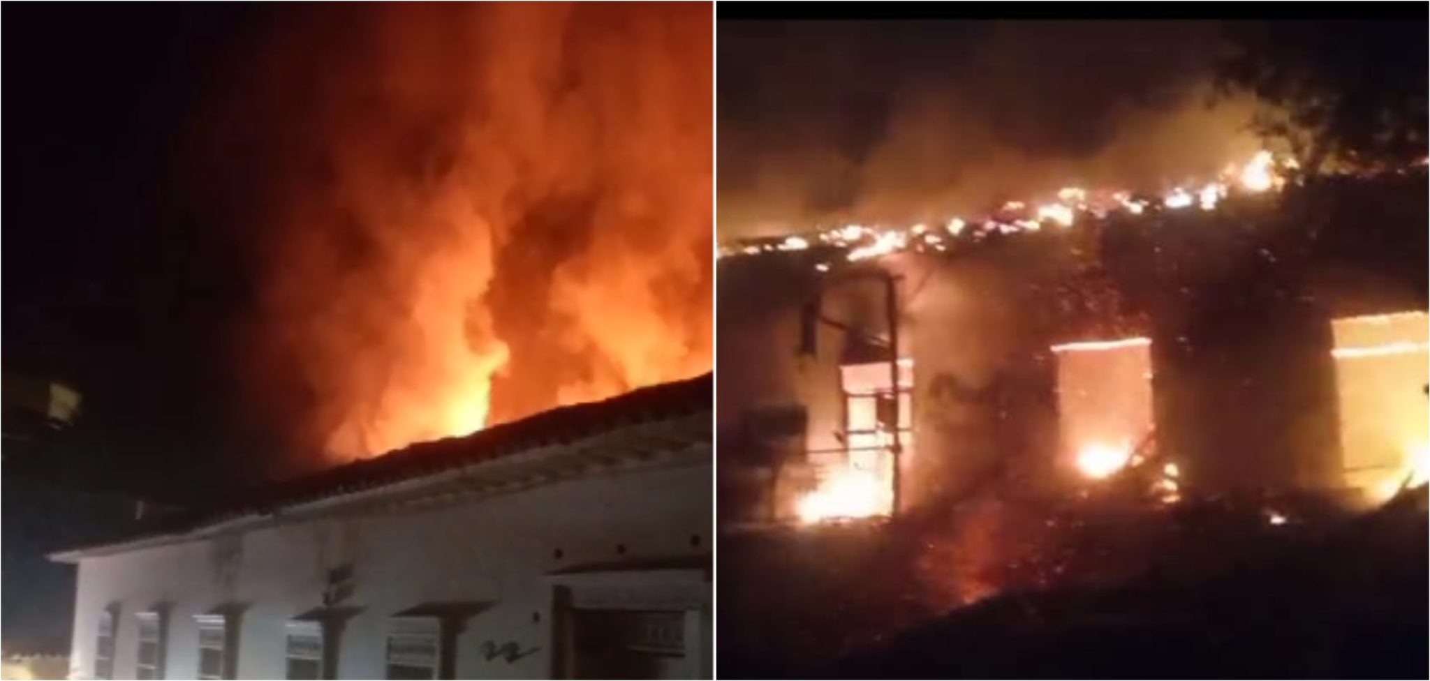 [Video] Incendio afectó la antigua sede de la Casa de la Cultura en Sopetrán