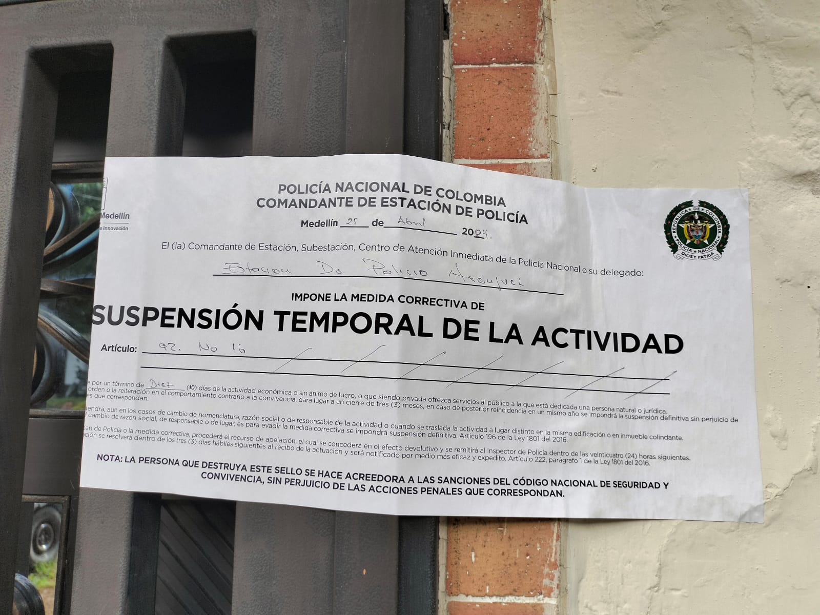 Vivienda donde fue capturado un extranjero con una menor de edad en Aranjuez no tenía permiso para hospedar