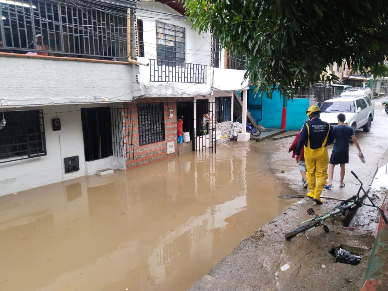 28 viviendas en Bello resultaron afectadas por las fuertes lluvias