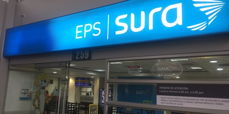 EPS Sura pidió a la Supersalud su retiro del sistema de salud