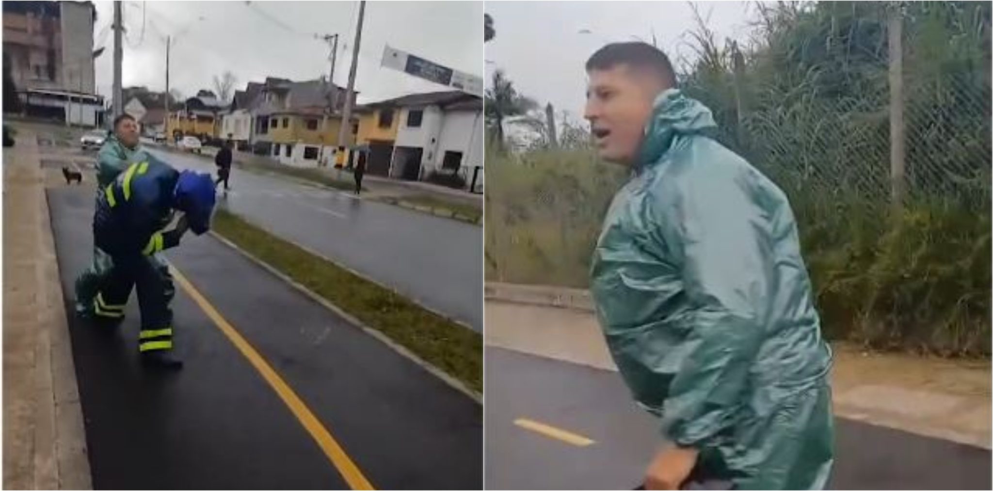 [Video] Capturan a motociclista por agredir a 2 agentes de tránsito