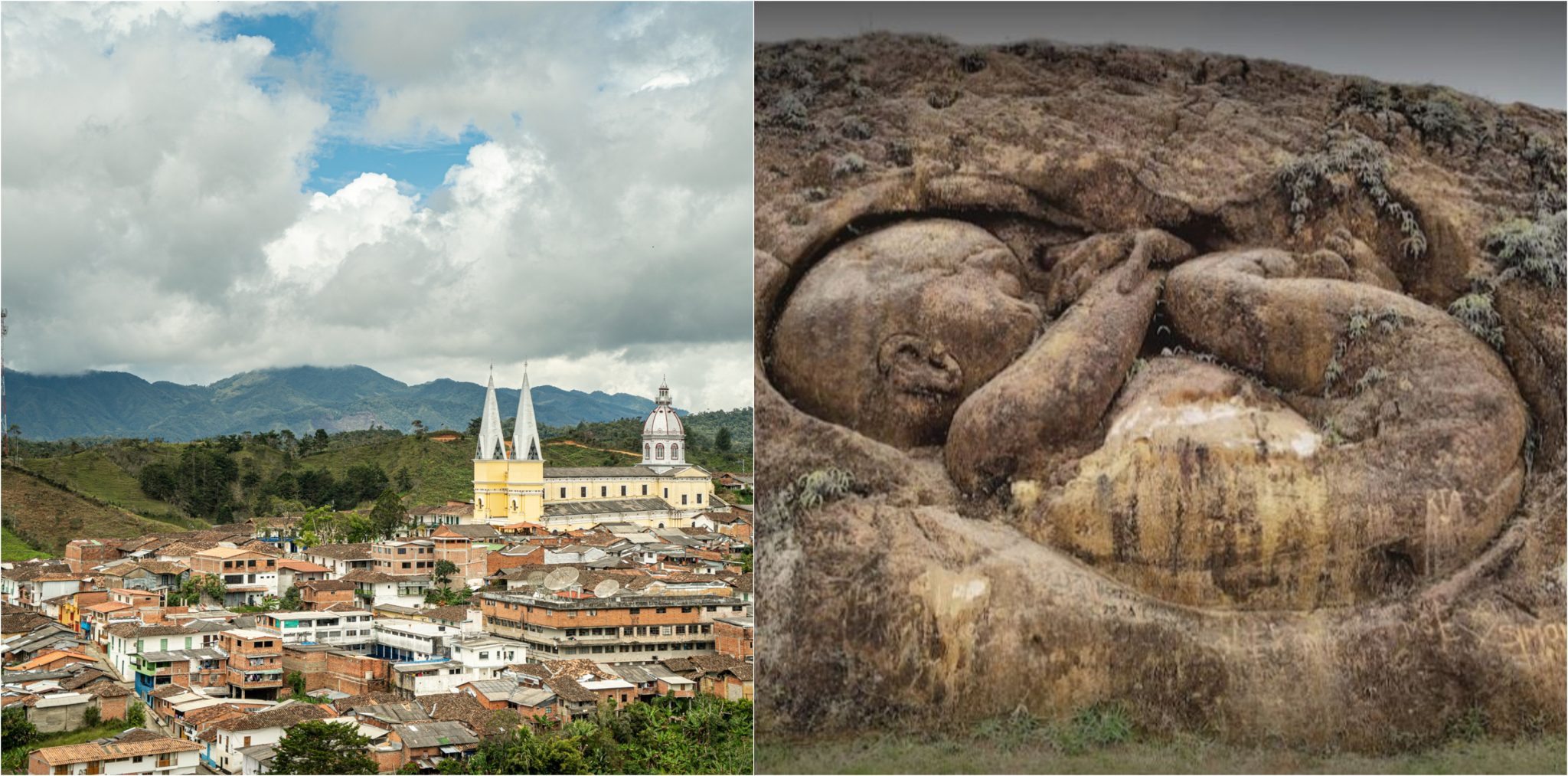 ¿Ya lo conoce? Un municipio de Antioquia tiene una montaña 'embarazada'