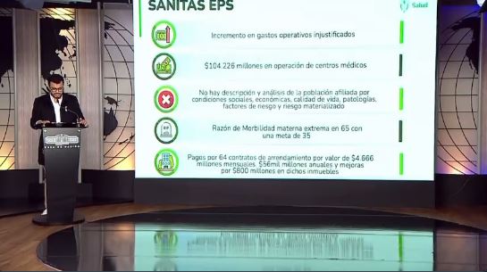 Superintendencia revela hallazgos en EPS intervenidas: 5 billones de pesos fueron ocultados en facturas