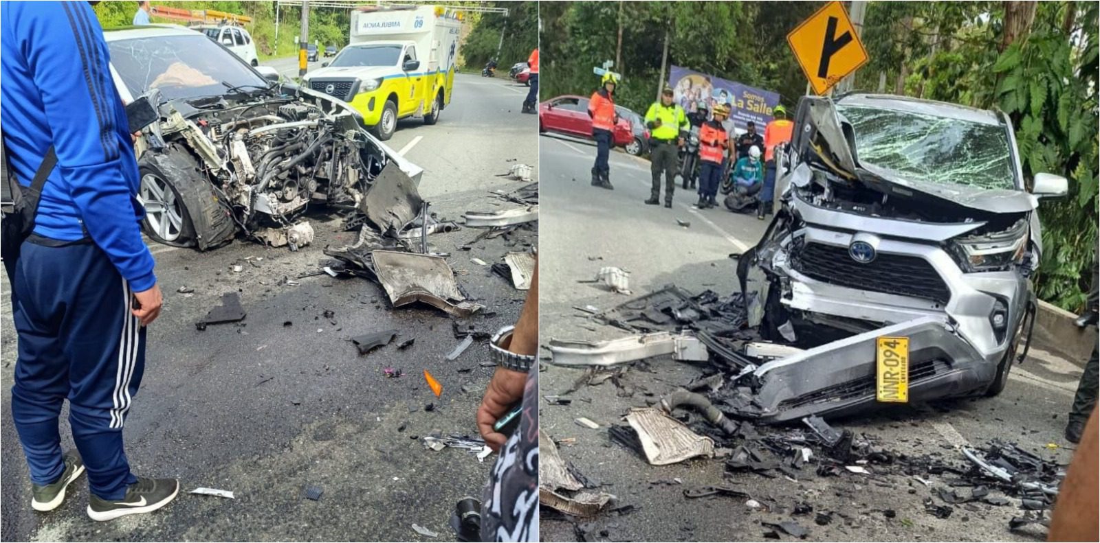 Aparatoso accidente de tránsito en Las Palmas deja varios heridos