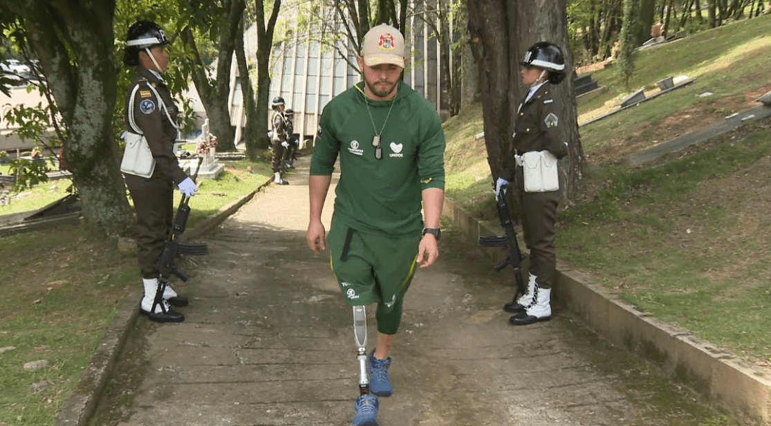 Conozca la historia de Diego Gómez, un soldado profesional que perdió una pierna a causa de una mina