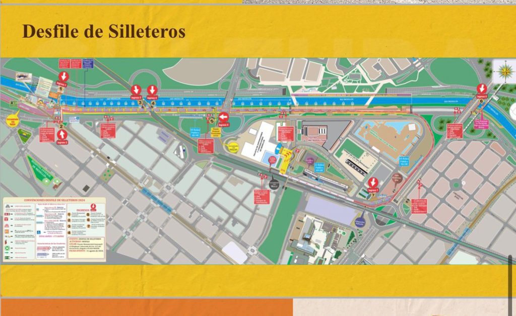 Este será el recorrido del Desfile de Silleteros 2024