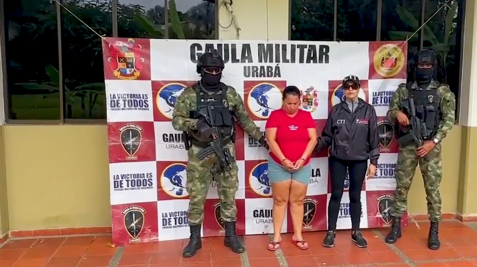 Fueron capturados 5 presuntos miembros del Clan del Golfo en operativo de Policía y Ejército