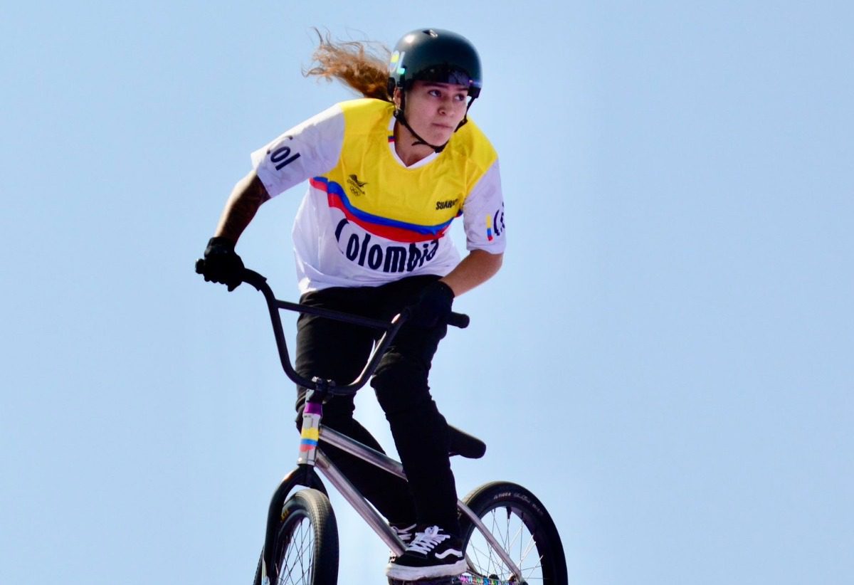 Queen Saray Villegas hizo historia y está en la final del BMX Freestyle de París