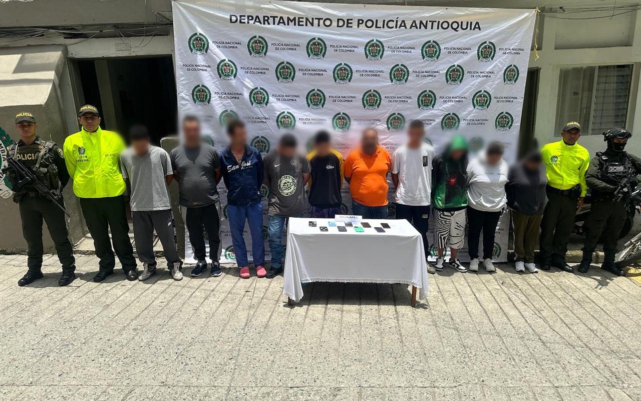 Capturan a 20 integrantes del Clan del Golfo en diferentes municipios de Antioquia