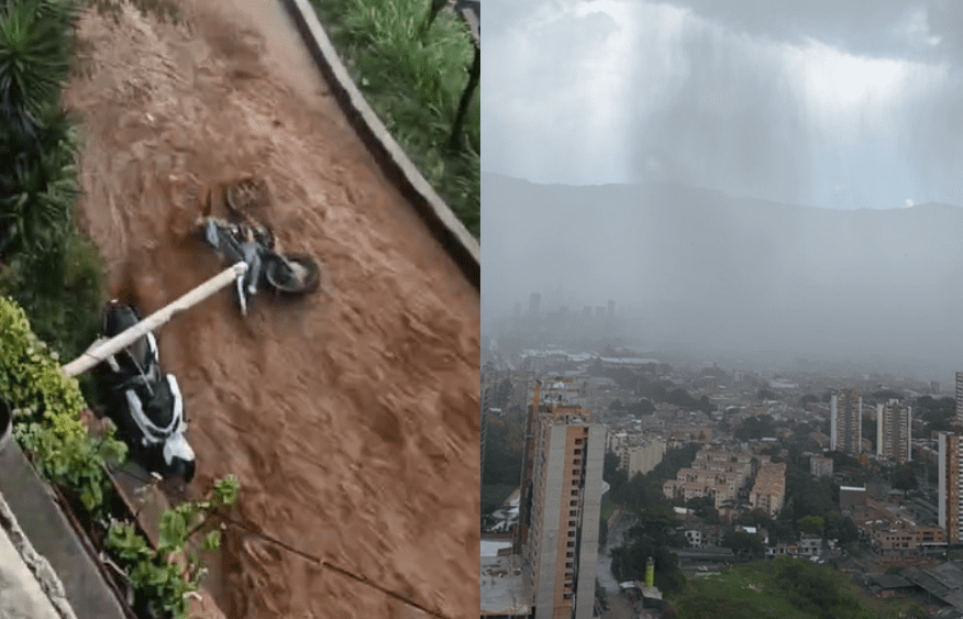 Fuertes lluvias causaron estragos en el Valle de Aburrá