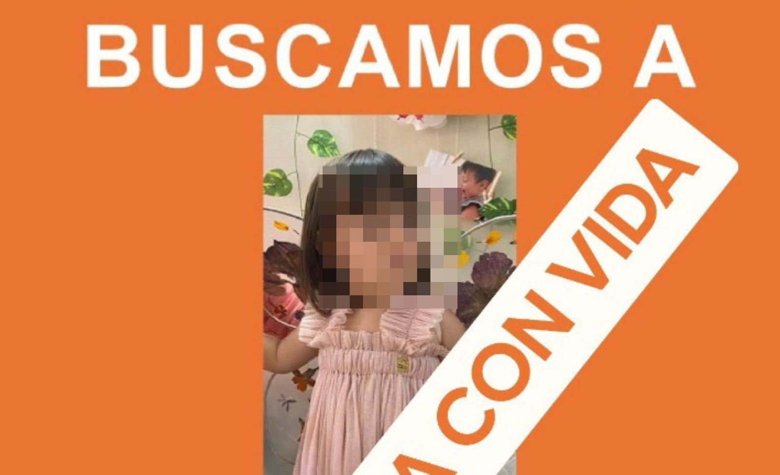 Niña desaparecida en Medellín fue encontrada en San Jerónimo