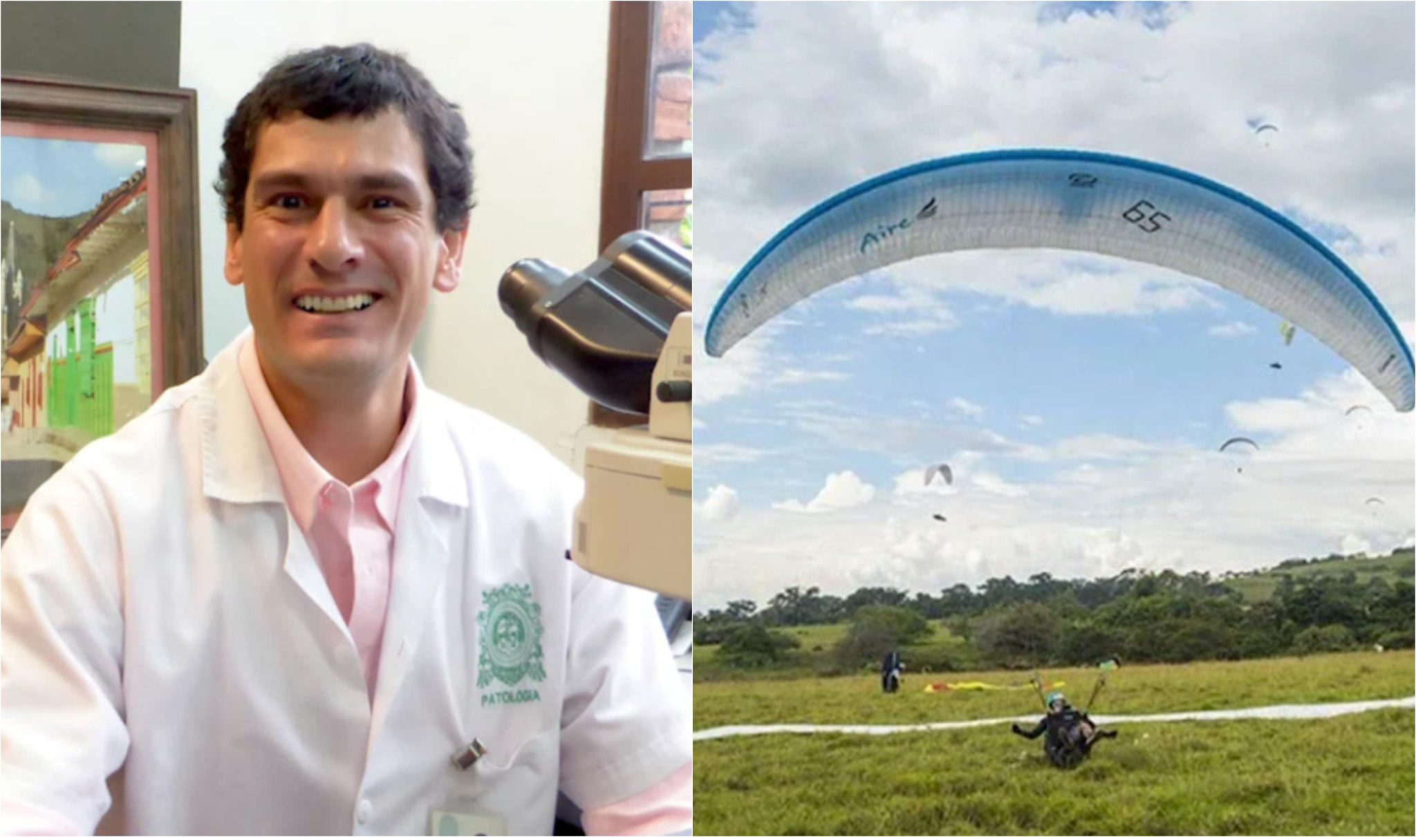 ¿Quién era el parapentista que murió en Barbosa mientras realizaba un vuelo?