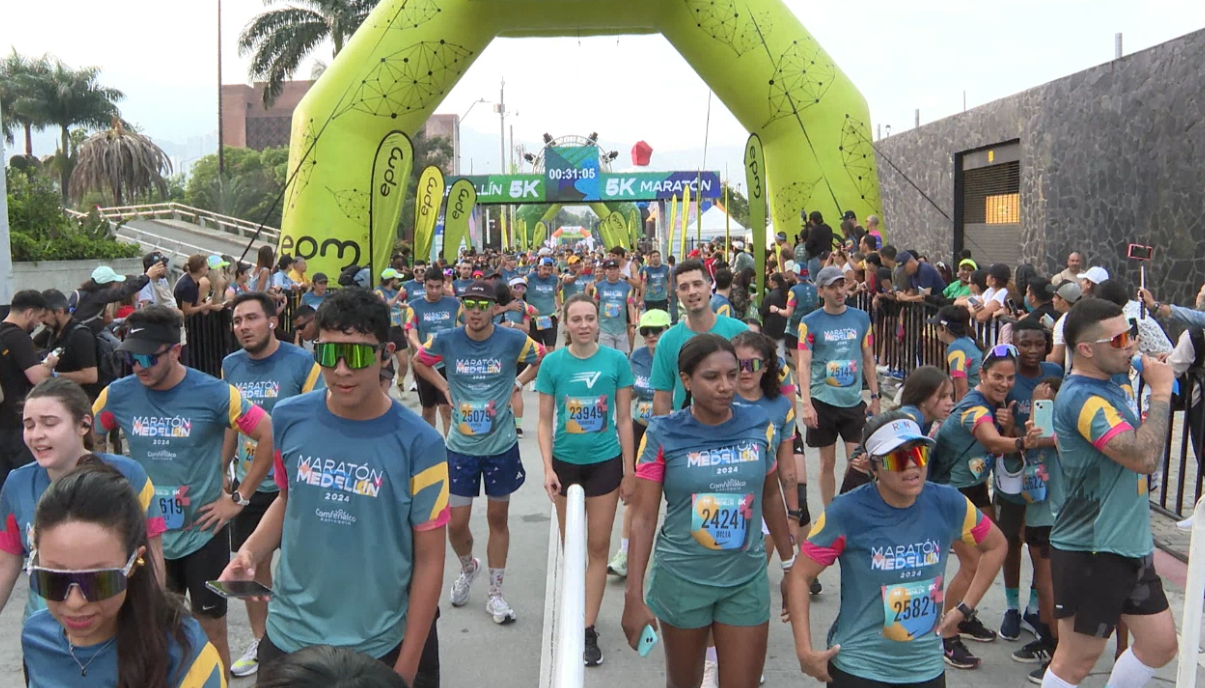 Se corrieron los 5 kilómetros de la Maratón Medellín