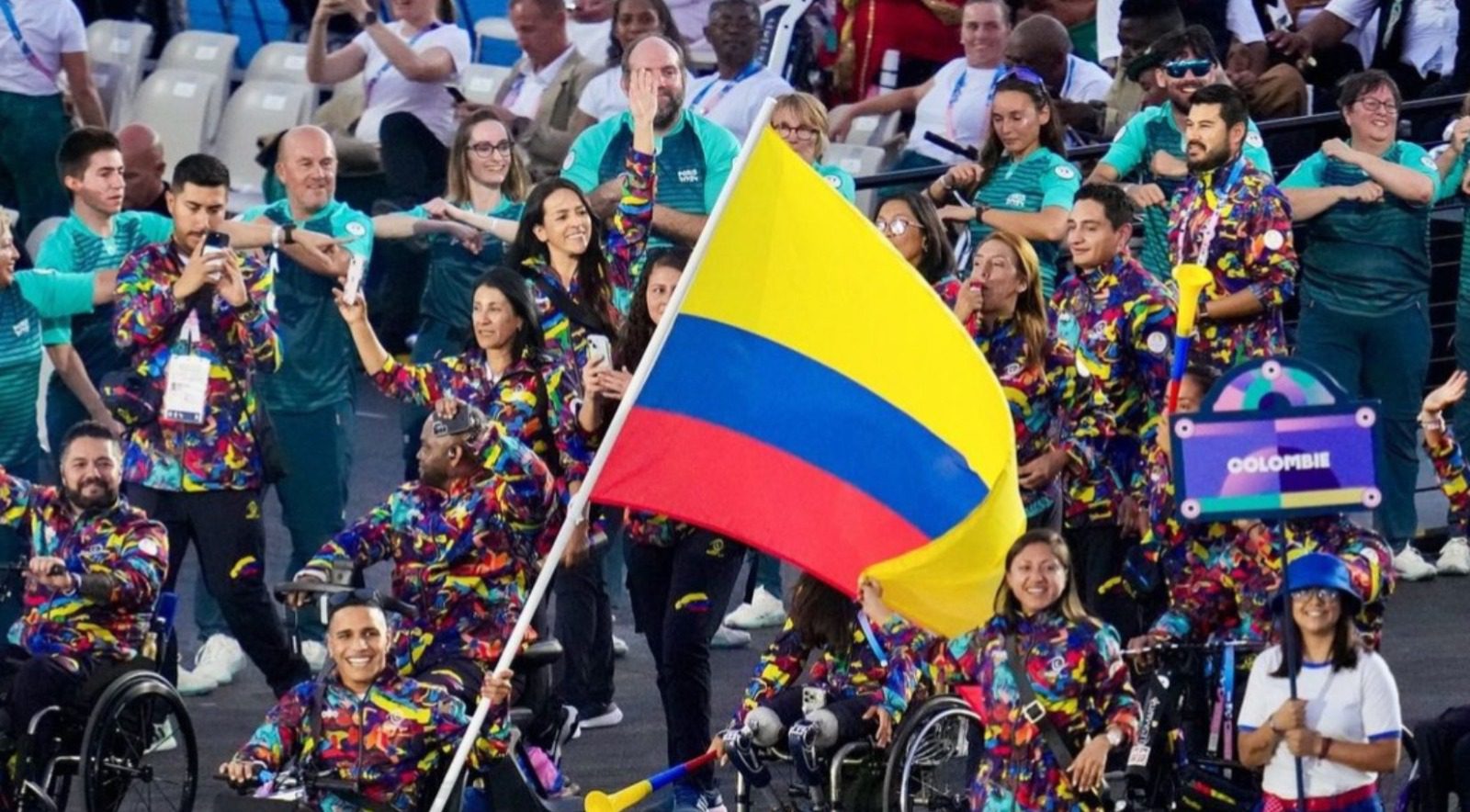 ¡Vamos Colombia! Comenzó el camino para los 78 paratletas en París