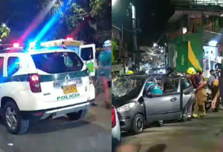 Aparatoso accidente en Santa Cruz deja dos personas muertas