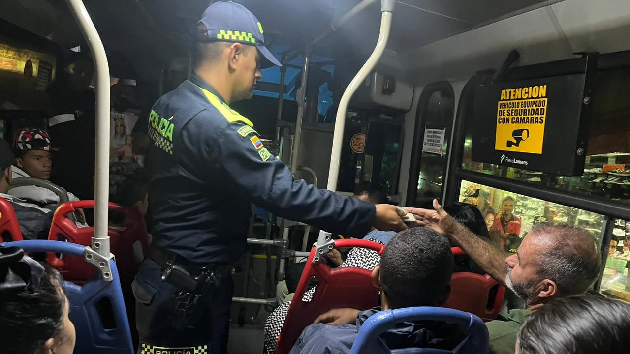 Disminuye el hurto en transporte público de Medellín