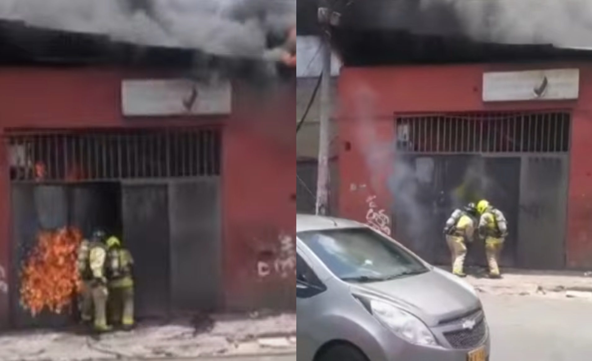 Incendio consumió fábrica de reciclaje en Buenos Aires