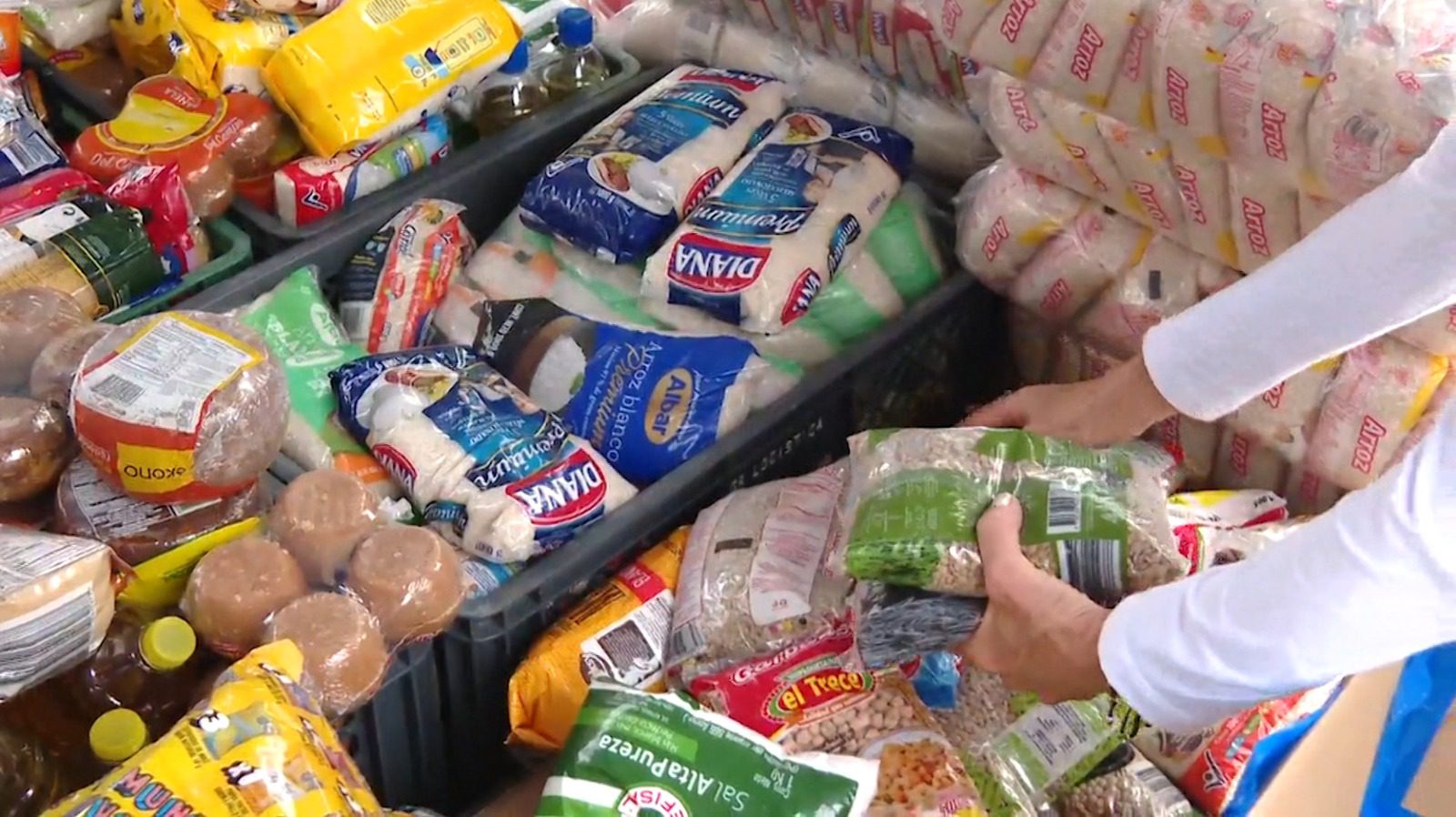 ¿Quiénes serán beneficiados con los alimentos de la gran donatón solidaria?