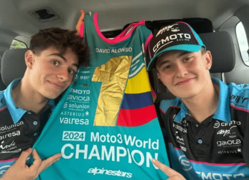 David Alonso hace historia al convertirse en campeón mundial de Moto3