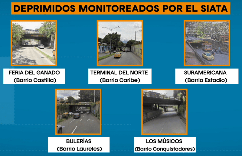 El Siata realiza monitoreo y revisión de los deprimidos del Valle de Aburrá