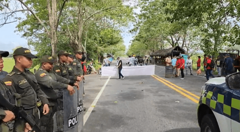 Suspenden clases presenciales en el Bajo Cauca antioqueño por el paro minero