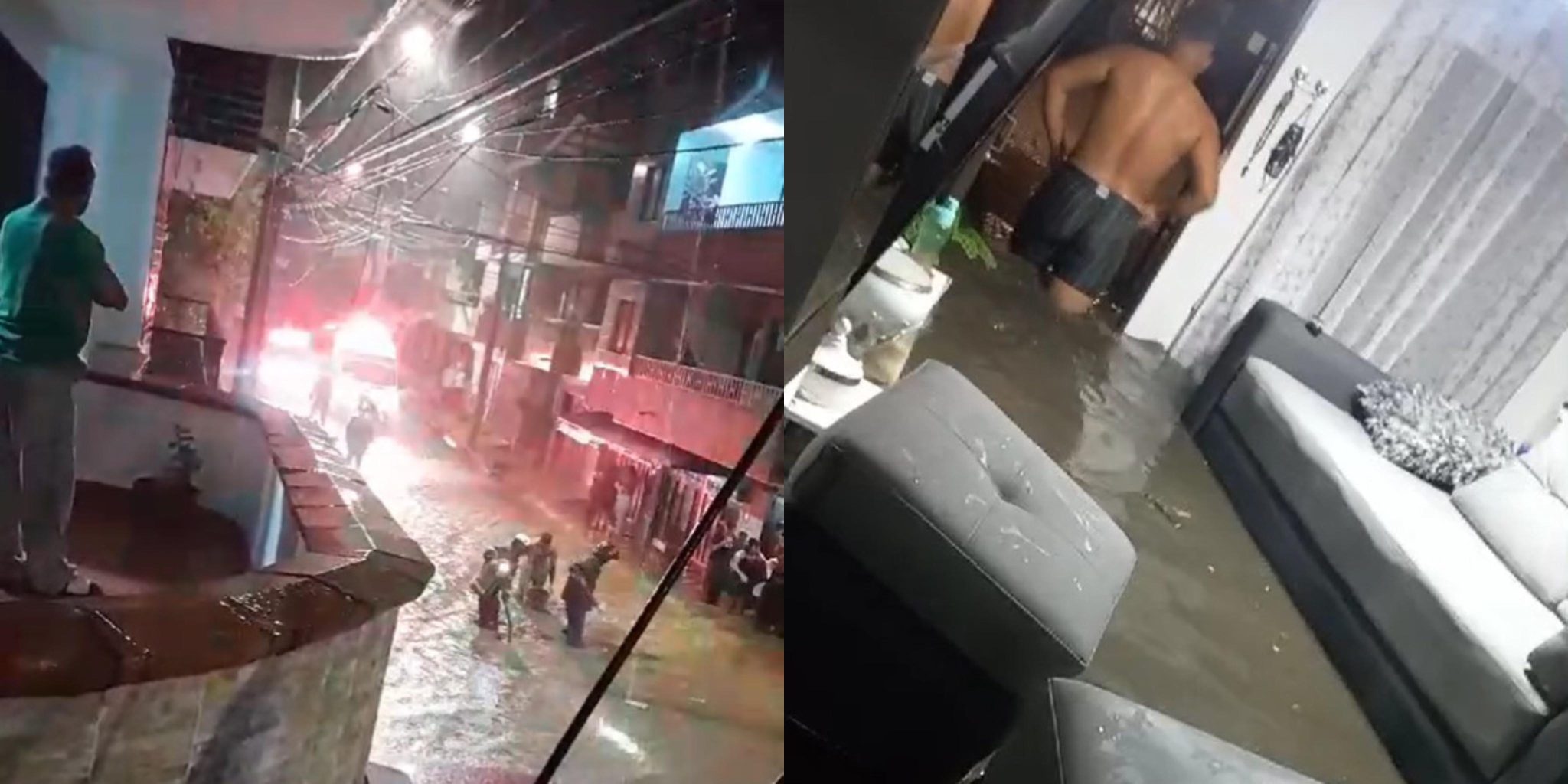 Fuertes lluvias en La Estrella: 17 viviendas y 5 locales comerciales fueron afectados