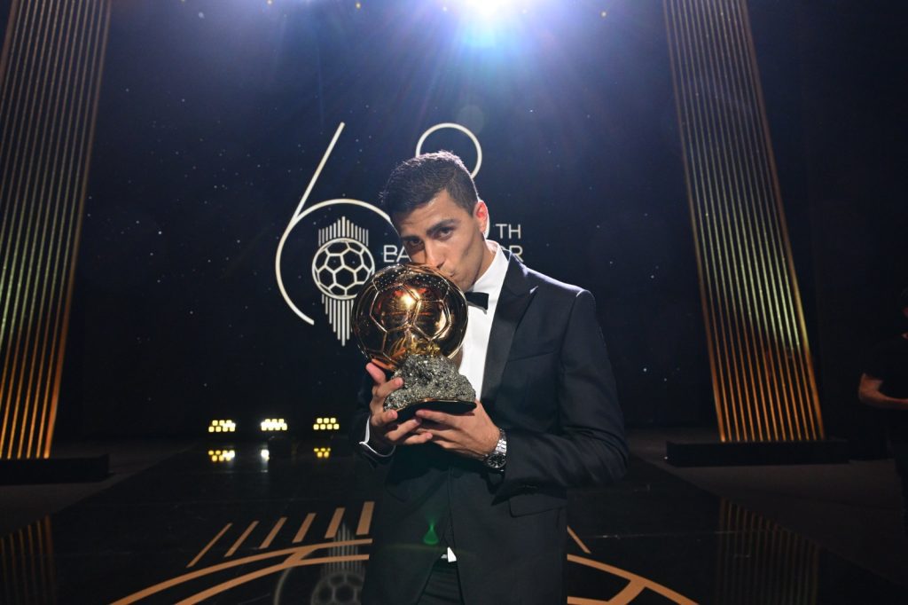 Ya tiene dueño: Rodri es el ganador del Balón de Oro 2024