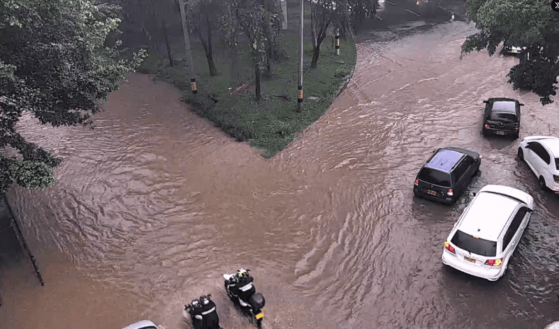 Balance de emergencias en Medellín por fuertes lluvias: van 25 familias afectadas