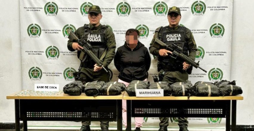 Capturan a mujer sorprendida con 11.500 gramos de marihuana tipo cripa en su poder