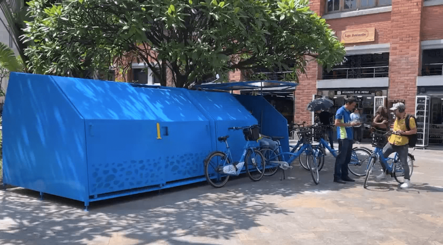 Vuelve la estación de EnCicla en la Plaza Botero